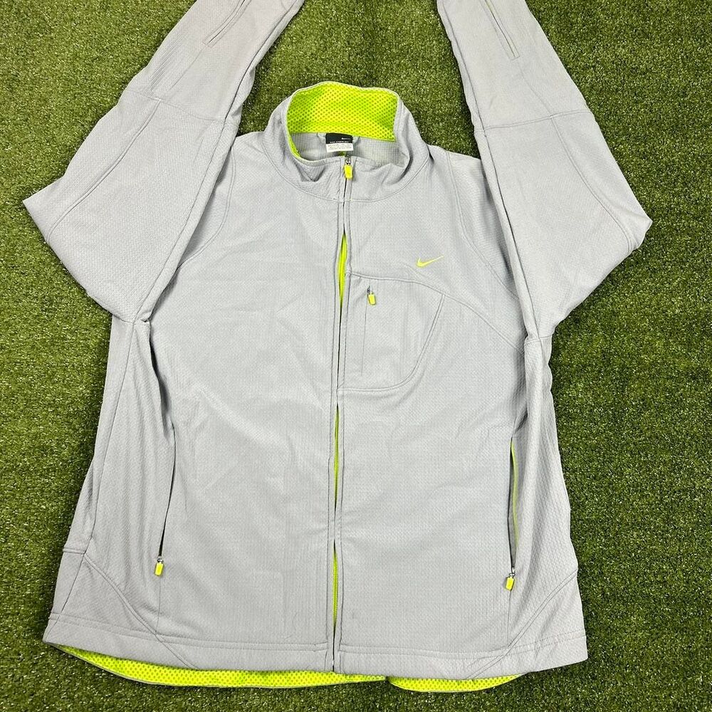 Nike Men's Blue and Grey Jacket